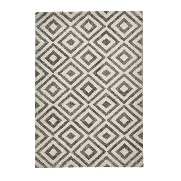Šedobíly koberec Think Rugs Elegant, 160 x 220 cm