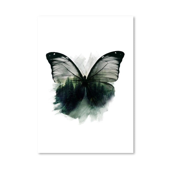 Plakát Americanflat Double Butterfly, 30 x 42 cm