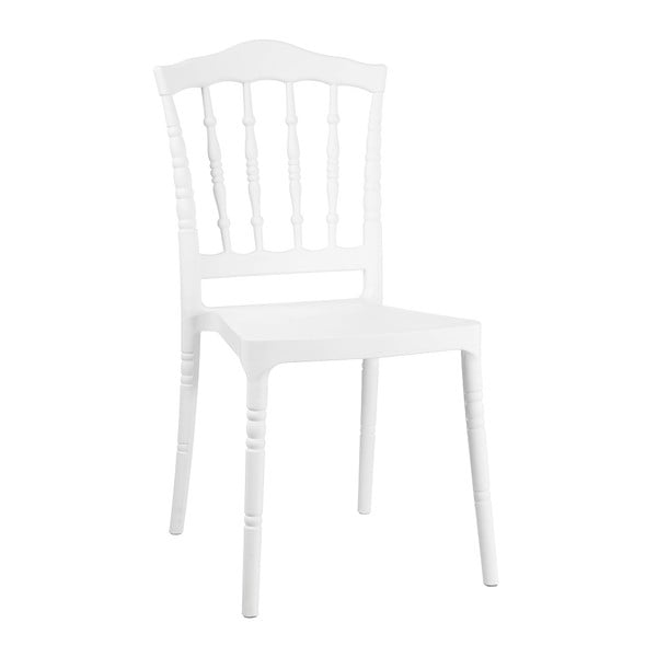 Bílá židle Aguado