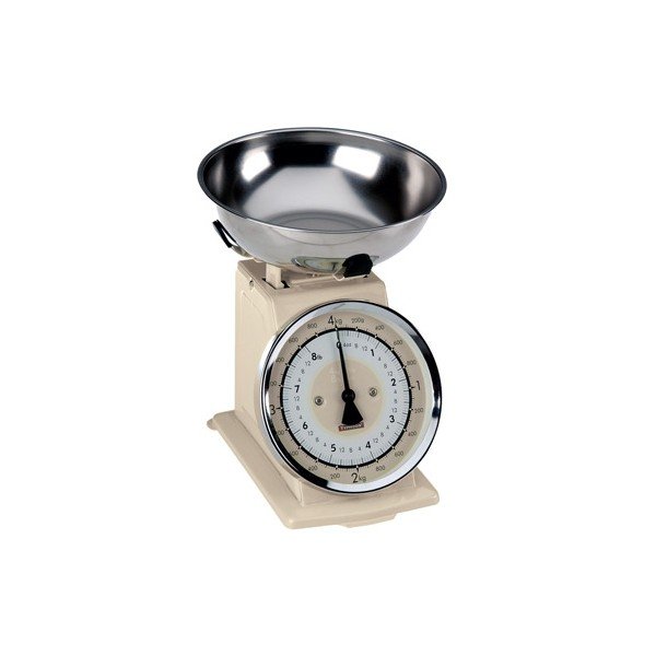 Kuchyňská váha Retro Scales, béžová