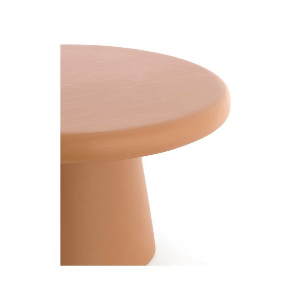 Kulatý konferenční stolek v terakotové barvě ø 70 cm Kulona – Light & Living-image-4