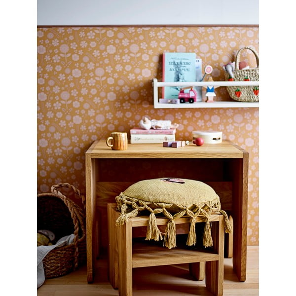 Dětský věšák z masivu pavlovnie v přírodní barvě Mingus – Bloomingville Mini-image-3