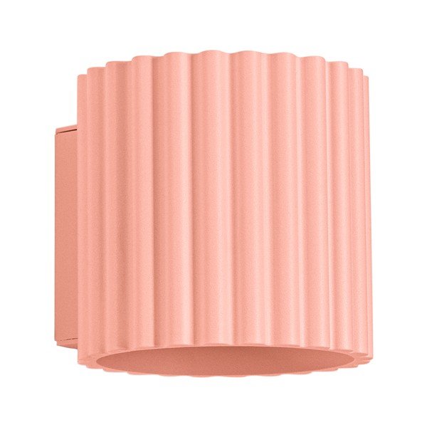 Broskvové nástěnné svítidlo ø 10 cm Zora – Sollux