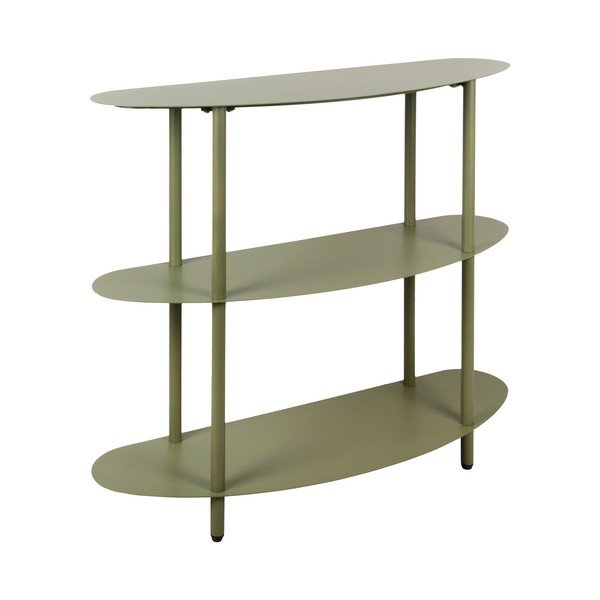 Zelený kovový regál 90x82x28 cm Riqueza – Leitmotiv