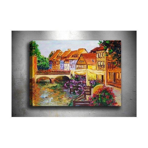 Obraz Tablo Center Small Town, 70 x 50 cm