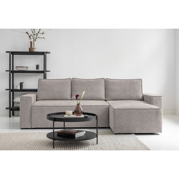 Béžová rozkládací rohová pohovka (variabilní) Brave Dave – Miuform-image-3