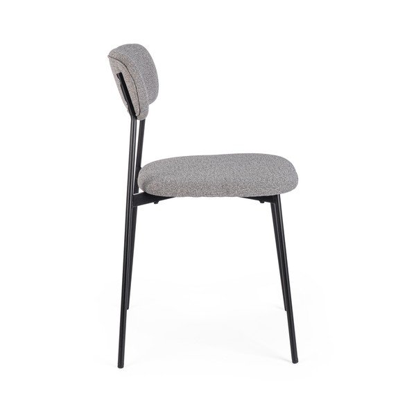 Šedá čalouněná jídelní židle Inka – Yes Everyday-image-3