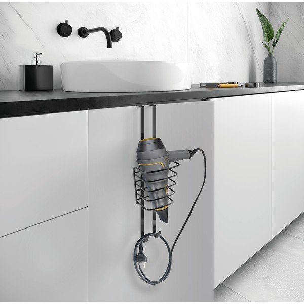 Závěsný ocelový držák na fén Origin - Metaltex-image-1