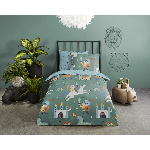 Bavlněné dětské povlečení na jednolůžko 140x200 cm – Good Morning-image-1