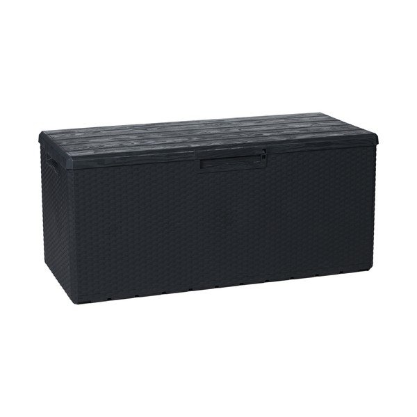 Tmavě šedý zahradní úložný box Portofino – Toomax