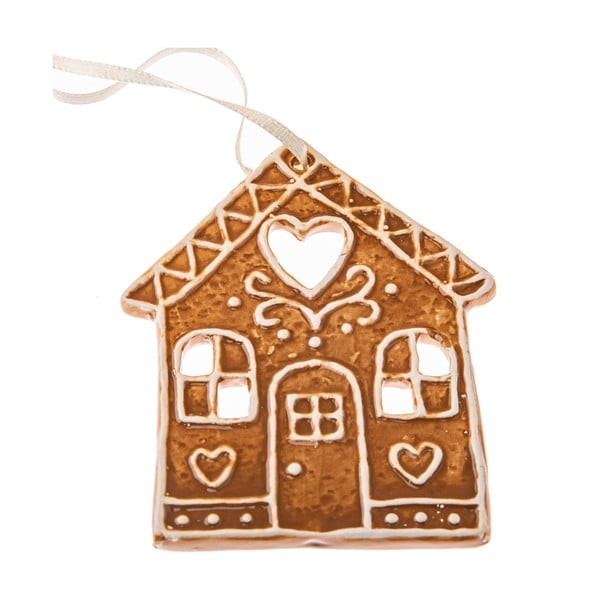 Keramická vánoční ozdoba 10 cm Gingerbread House – Dakls