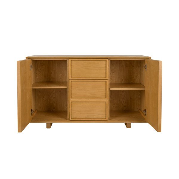 Komoda z jasanového dřeva v přírodní barvě 120x70x45 cm Raster – Zuiver-image-3