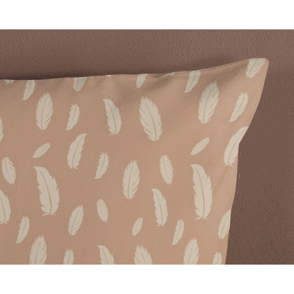 Hnědé/béžové bavlněné dětské povlečení na jednolůžko 140x200 cm Hay – Good Morning-image-3