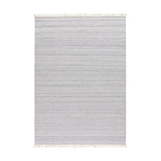Světle šedý venkovní koberec z recyklovaného plastu Universal Liso, 140 x 200 cm
