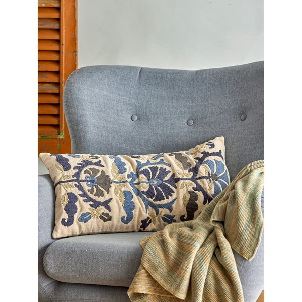 Dekorační polštář s příměsí lnu 70x35 cm Anzio – Bloomingville-image-1