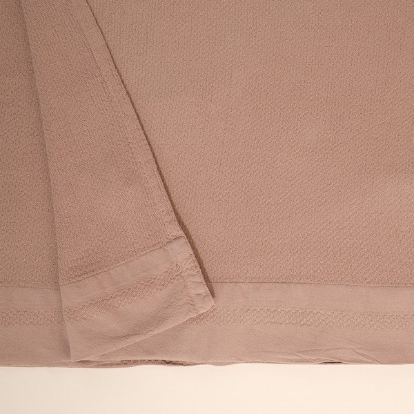 Béžový bavlněný přehoz na dvoulůžko 160x220 cm Hasir - Mijolnir-image-2