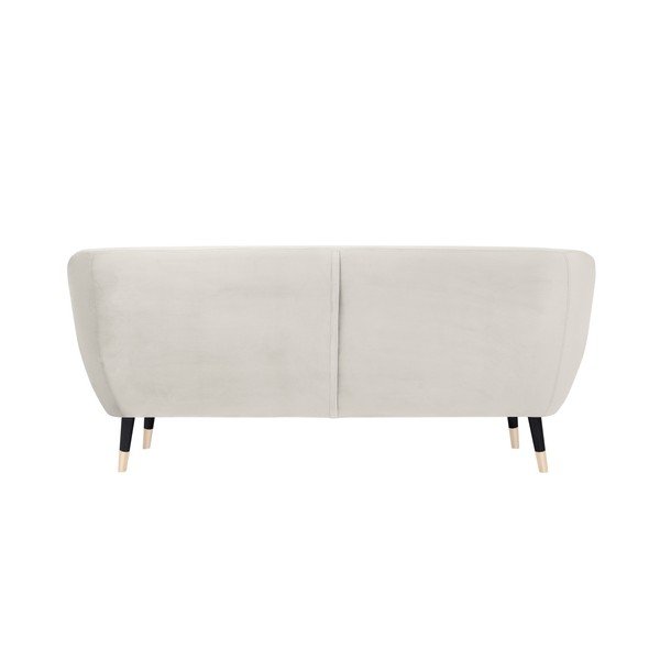 Krémová pohovka s černými nohami Mazzini Sofas Benito, 188 cm-image-4