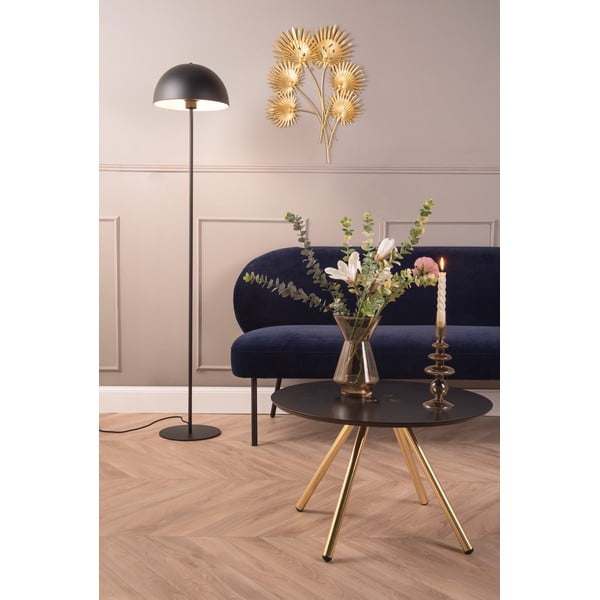 Černá stojací lampa Leitmotiv Bennet, výška 150 cm-image-3