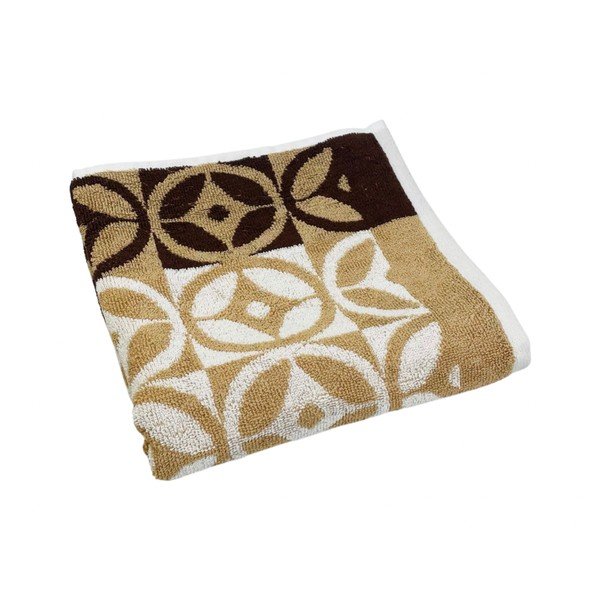 Hnědá bavlněná osuška 70x140 cm Compass – JAHU collections