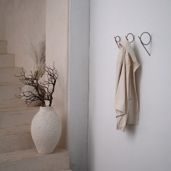 Taupe nástěnný ocelový háček Tuba S – Spinder Design-image-2