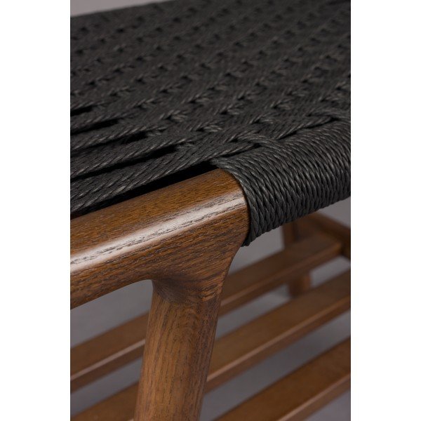 Dřevěná lavice v tmavě přírodní barvě Kintaro – Dutchbone-image-3