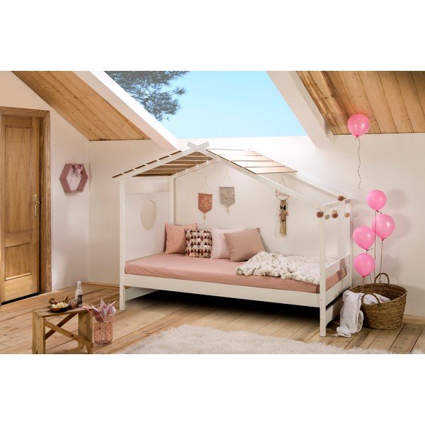 Bílá dětská postel Marckeric Nayah, 90 x 190 cm-image-1