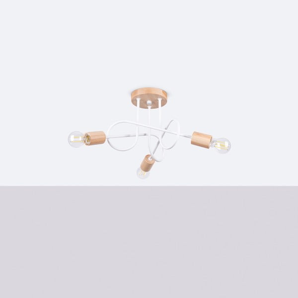 Stropní svítidlo v přírodní barvě 14x56 cm Tumber – Sollux-image-3