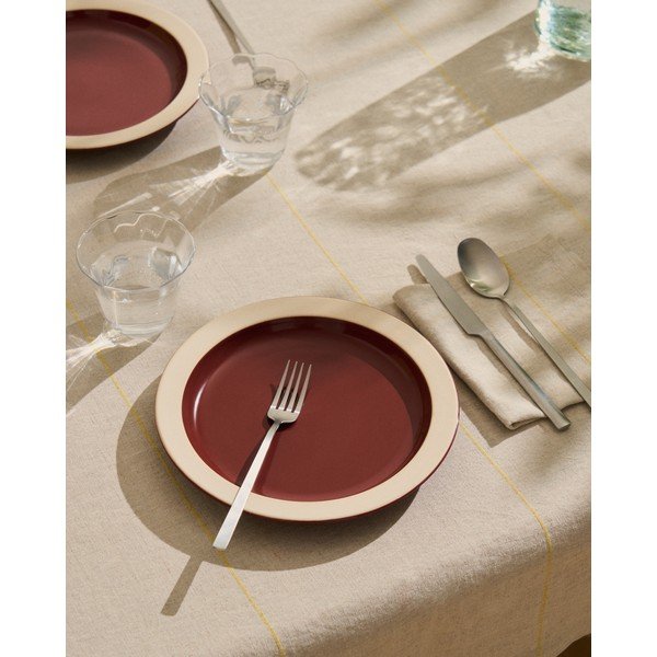 Bavlněný/lněný ubrus 170x250 cm Ulaen – Kave Home-image-1
