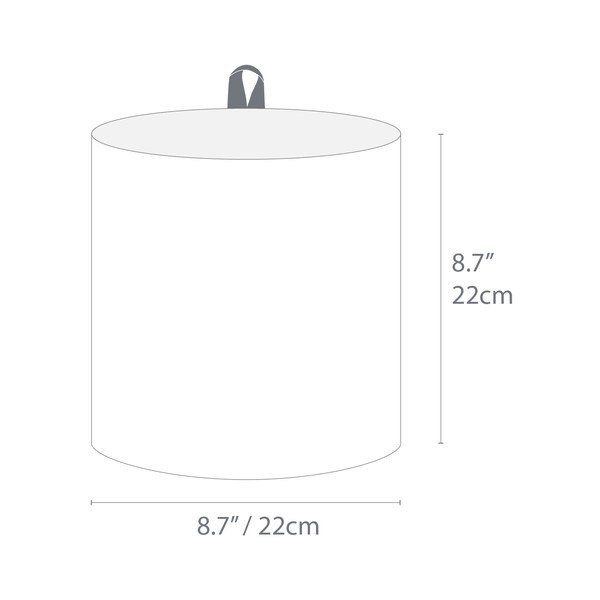 Látkový košík ø 22x22 cm Soft Storage – Bigso Box of Sweden-image-4