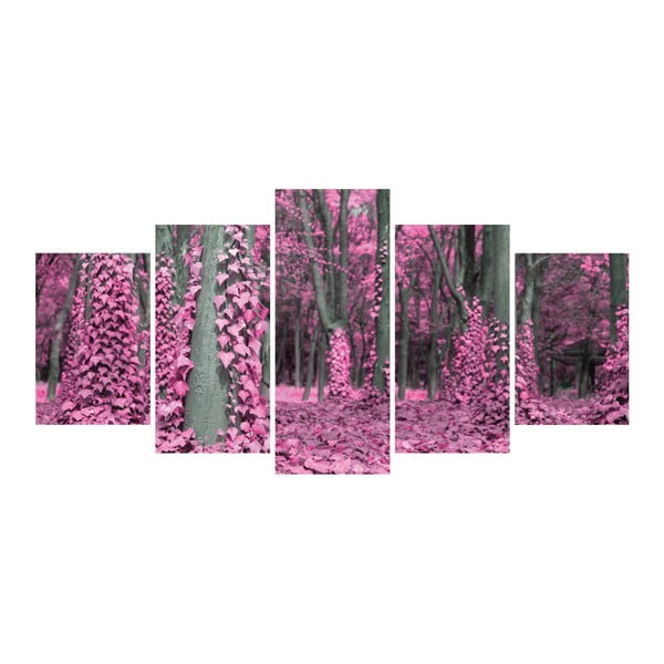 Vícedílný obraz La Maison Des Couleurs Purple Forest