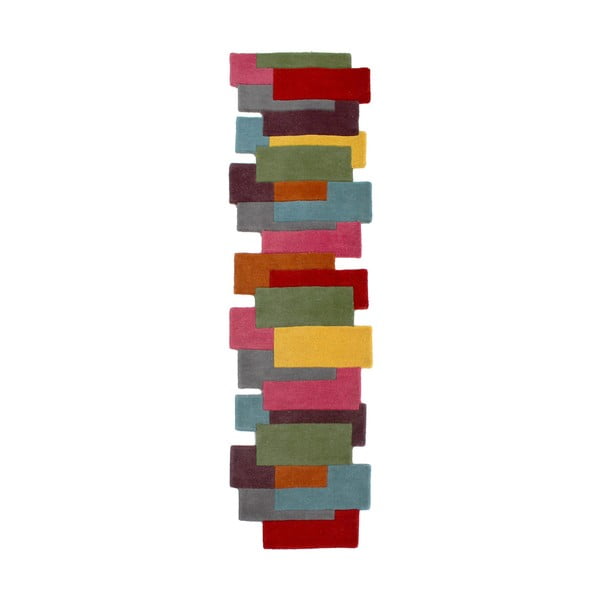 Vlněný běhoun Flair Rugs Collage, 66 x 300 cm