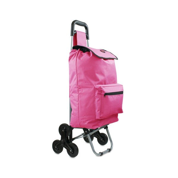 Růžová nákupní taška na kolečkách Hero Atlas, 30 l-image-3