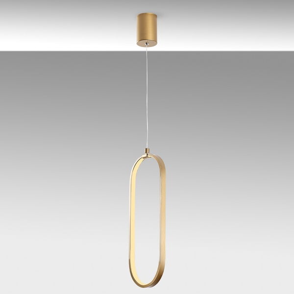 LED závěsné svítidlo ve zlaté barvě Can – Opviq lights-image-1