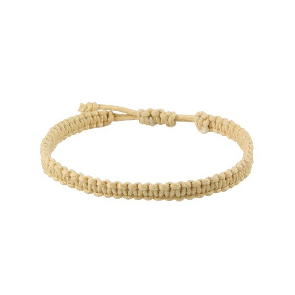 Náramek Macrame plain, beige