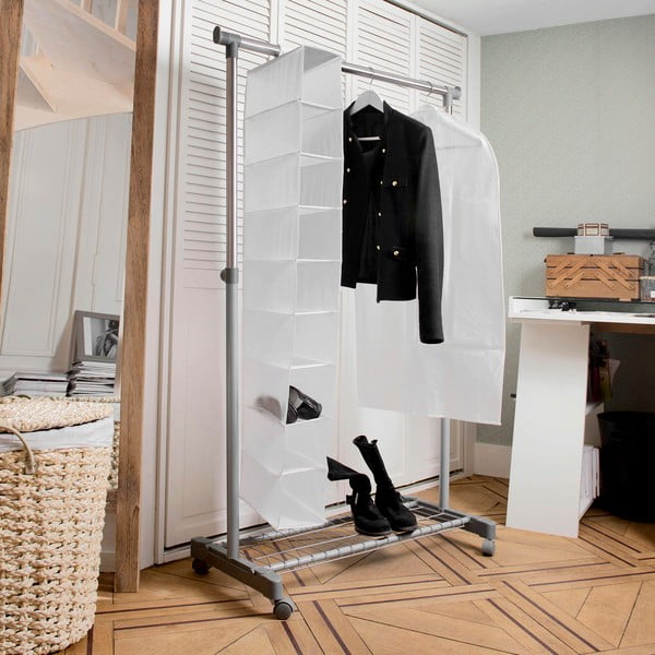 Bílý obal na šaty Compactor Milky-image-4