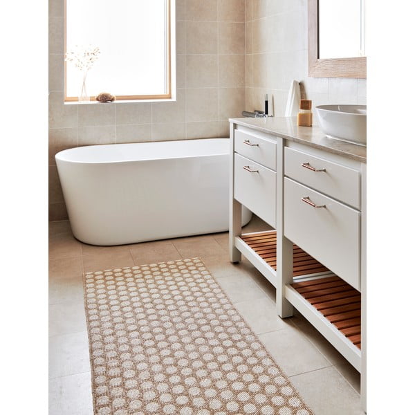 Béžovo-krémový vnitřní a venkovní koberec 70x50 cm Noa Beige Vanilla – Pappelina-image-1