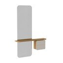 Předsíňová sestava v dekoru dubu v bílo-přírodní barvě One More Look – UMAGE