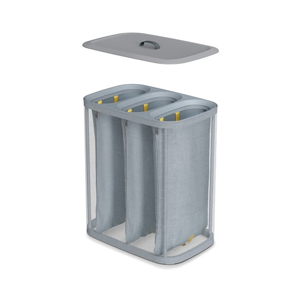 Šedý látkový koš na prádlo 90 l Tota Trio – Joseph Joseph-image-4