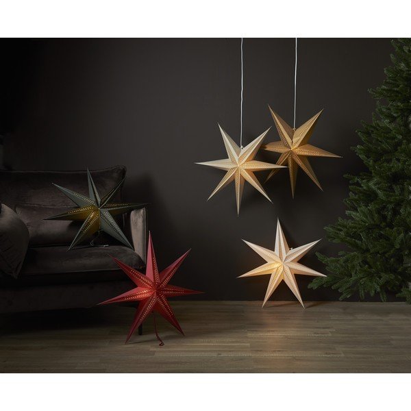 Vánoční světelná dekorace ve zlaté barvě ø 60 cm Point - Star Trading-image-4