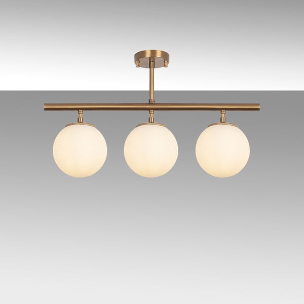 Stropní svítidlo v bronzové barvě se skleněným stínidlem ø 15 cm Atmaca – Opviq lights-image-4