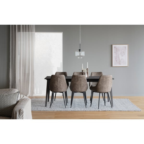 Hnědé jídelní židle v sadě 2 ks Sierra – Rowico-image-1