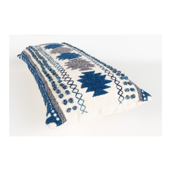 Modrý polštář s výplní Zuiver Sala, 65 x 30 cm-image-2