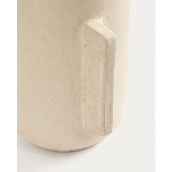 Krémová váza z papírmaše (výška 38 cm) Mireni – Kave Home-image-3