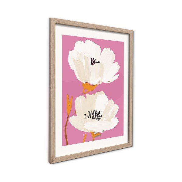 Tištěný obraz s rámem 30x40 cm Peony Bloom – Styler-image-4