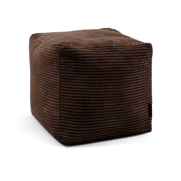 Tmavě hnědý manšestrový sedací vak Up! MooG – SLOWDOWN