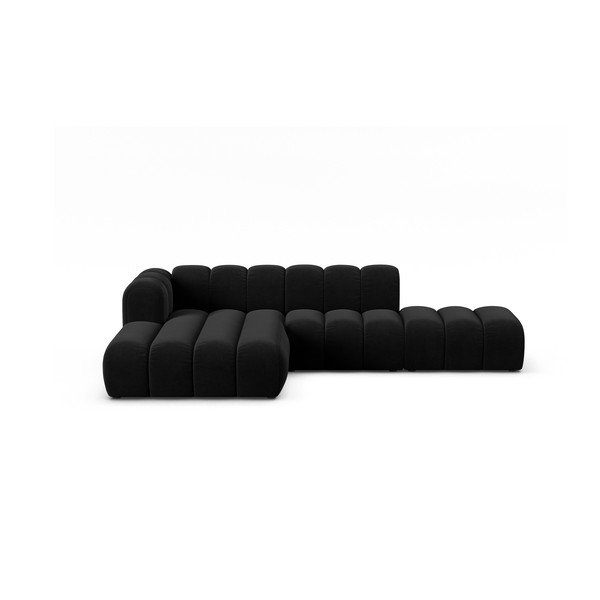 Antracitová rohová pohovka (levý roh) Lupine – Micadoni Home