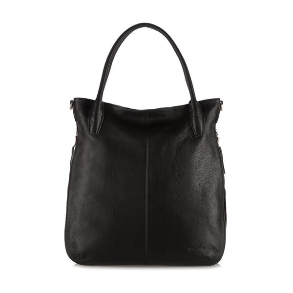 Kožená kabelka Elegance Simple Black