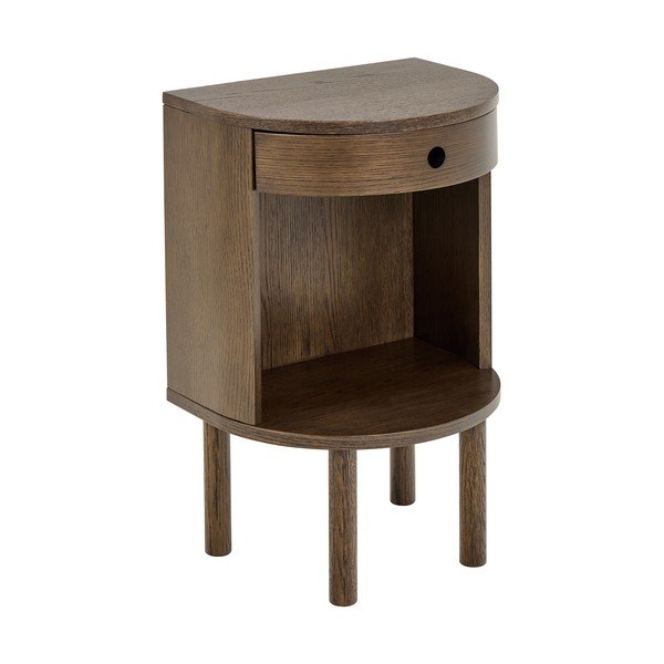 Noční stolek v dekoru dubu v tmavě přírodní barvě Paron – Actona-image-2