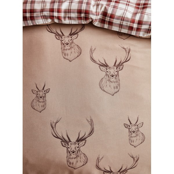 Béžové povlečení Catherine Lansfield Stag, 135 x 200 cm-image-4