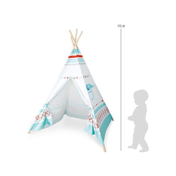 Dětský stan ve tvaru teepee Legler Play, výška 94 cm-image-4